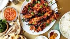 Grilled Chicken Makhani Skewers