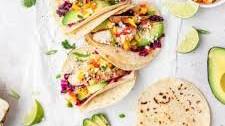Grilled Chicken Tacos with Mango Salsa
