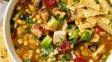 Grilled Chicken Tortilla Soup