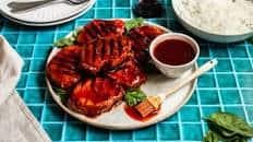 Grilled Honey Garlic Pork Chops