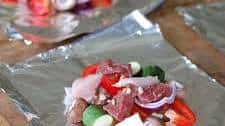 Grilled Meat and Veggie Foil Packets
