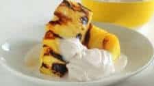 Grilled Pineapple with Coconut Cinnamon Whipped Cream