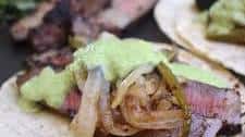 Grilled Ribeye Tacos with Spicy Cilantro Crema
