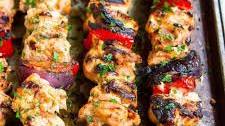 Grilled Smoked Paprika Chicken Kabobs