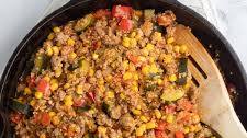 Ground Turkey Quinoa Skillet With Zucchini