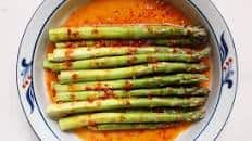 Harissa Marinated Asparagus