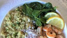 Healthy Garlic Shrimp and Quinoa Salad