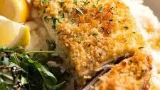Healthy Parmesan Garlic Crumbed Fish