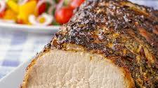 Herb Crusted Roast Loin of Pork