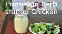 Herb Parmesan Stuffed Chicken