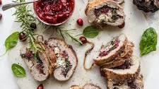 Holiday Stuffed Pork Tenderloin