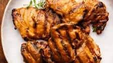 Honey Dijon Grilled Chicken Thighs