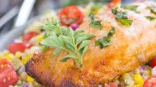 Honey Garlic Salmon and Quinoa Bowl