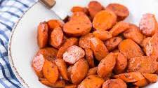 Honey Glazed Carrots with Chili Powder