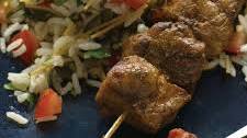 Honey-Glazed Skewered Beef