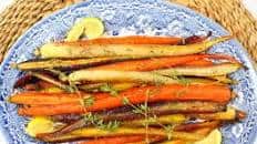 Honey Roasted Carrots with Lemon and Herbs