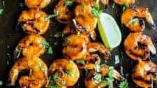 Honey Sriracha Grilled Shrimp