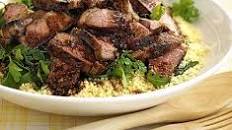 Hot harissa lamb with couscous