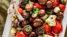 Italian Roasted Mushrooms and Veggies