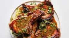 Juicy Pan-Seared Pork Chops with Citrus Dressing