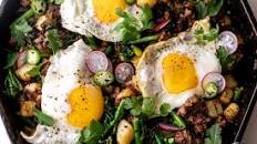 Lamb Merguez Breakfast Hash