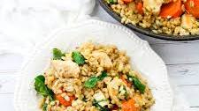 Lemon Chicken with Barley