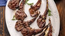 Lemon Garlic Grilled Lamb Rib Chops