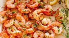 Lemon Herb Garlic Butter Shrimp