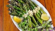 Lemony Asparagus With Garlic