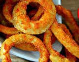 Making Crispy Onion Rings