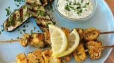 Marinated Fish Skewers