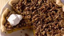 Michele Albano's Maple Pumpkin Pie with Pecan Streusel