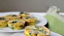 Mini Spinach Feta Quiches