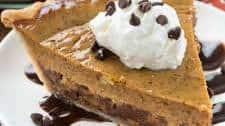 Mom's Chocolate Chip Pumpkin Pie