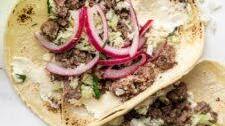 Moroccan Spiced Ground Lamb Tacos