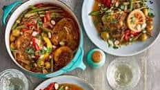 Moroccan chicken stew