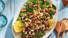 Mushroom & chickpea salad