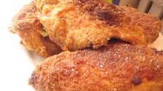 Oven Fried Southern Style Cinnamon Honey Chicken