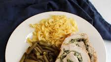 Parmesan Spinach Stuffed Pork Loin