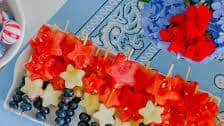 Patriotic Fruit Skewers