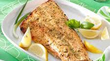 Pesto Grilled Salmon