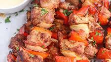 Pork Kebabs in the Oven or Air Fryer