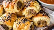 Pork Sausage Rolls (with Caramelized Apple and Fennel)