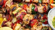 Pork Skewers With Greek Marinade