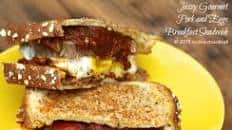 Pork and Eggs Breakfast Sandwich