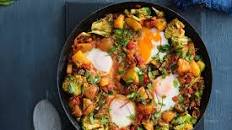 Potato and broccoli hash