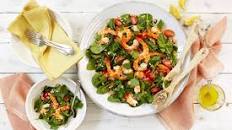 Prawn and barley salad