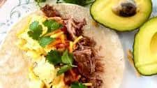 Pulled Pork Breakfast Tacos