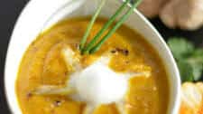 Pumpkin Carrot Soup with Ginger