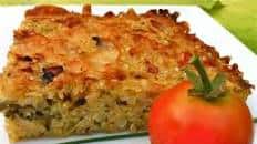 Quinoa, Cheddar and Zucchini Bake